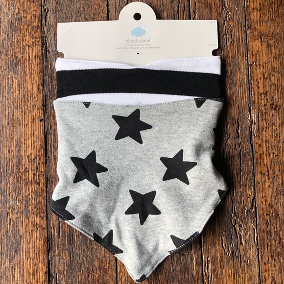cloud island bandana bibs